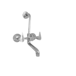 Wall mixer telephonic L – bend bathroom fitting