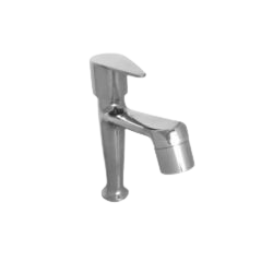 Pillar cock high neck bathroom fitting