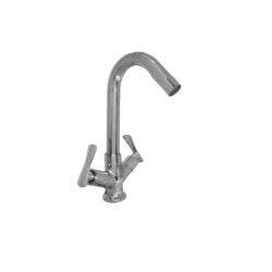 Central hole basin mixer revolving bathroom fitting