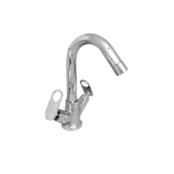 Central hole basin mixer bathroom fitting