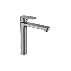 Single lever basin mixer long bathroom fitting