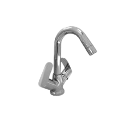 Central hole basin mixer bathroom fitting